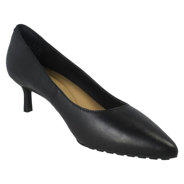 Clarks Ladies Clarks Slip On Pointed Toe Court Shoes Adela Court