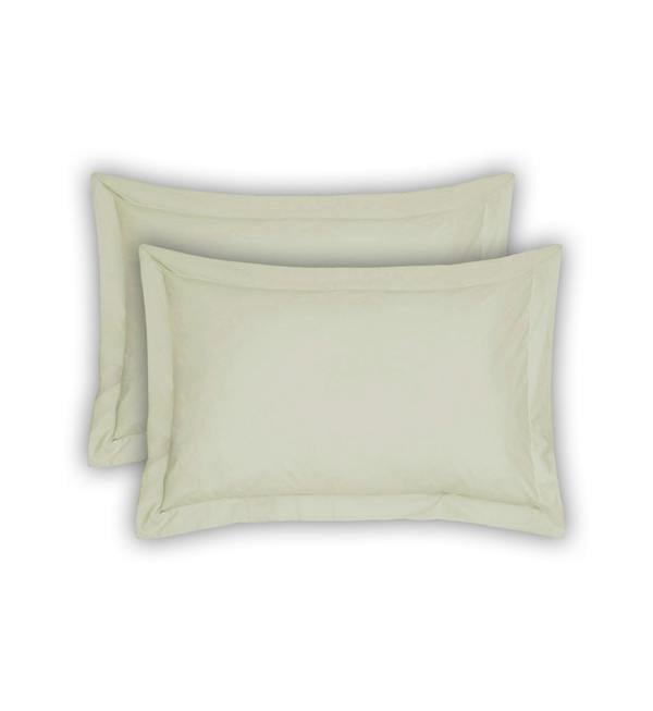 Smart Living Polycotton Oxford Pillowcase Pair Pack - Ivory