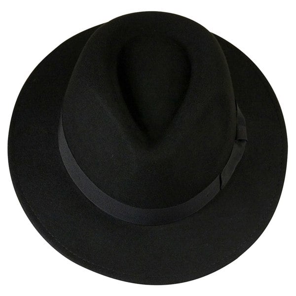 Gamble & Gunn Black Felt Fedora