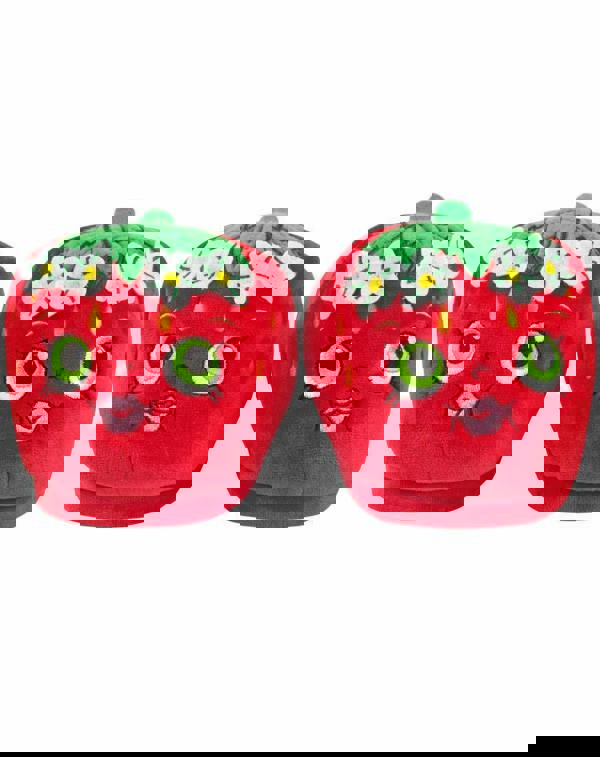 Womens Red Strawberry Kiss 3D Slippers