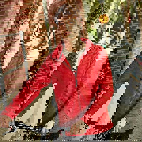 Regatta Mens Plain Micro Fleece Full Zip Jacket (Layer Lite) - Classic Red - 