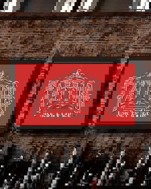 Personalised Tattoo Parlour Sign - Framed Wall Art with Attitude