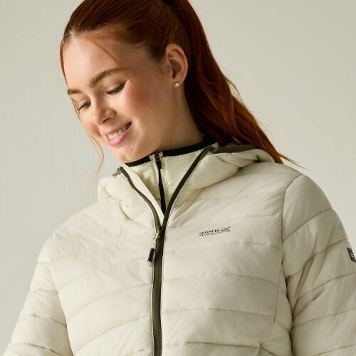 Regatta Womens Marizion Hooded Padded Jacket - Light Vanilla