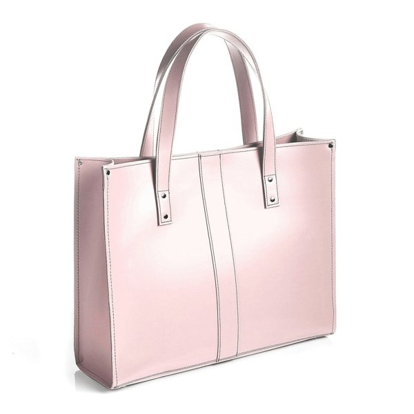 Zatchels Handmade Leather Shopper - Rose Quartz