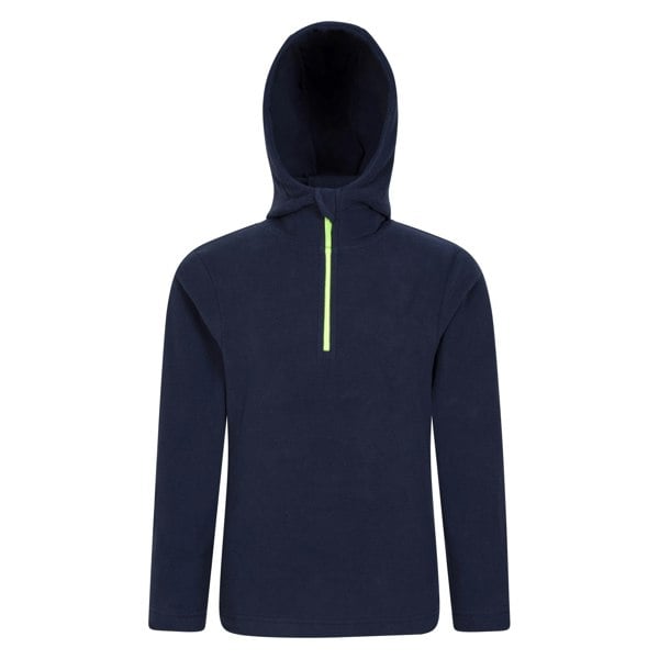 Mountain Warehouse Kids Camber II Fleece Hoodie - Navy