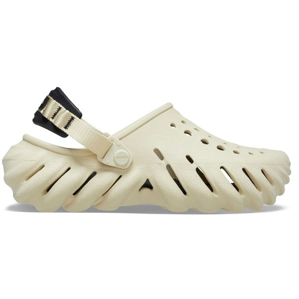 Crocs Echo Thermoplastic Bone/Black Clogs