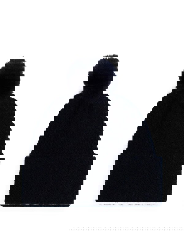 Tommy Hilfiger Womens Pom Pom Beanie Gift Set - Space Blue