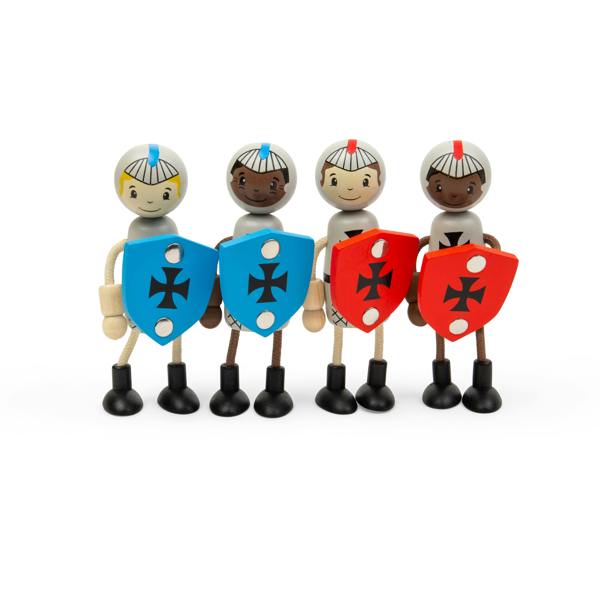Bigjigs Toys Medieval Knights Dolls