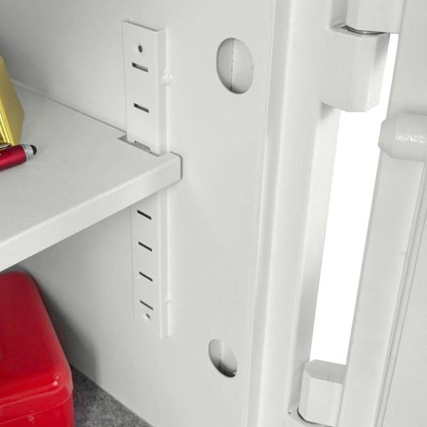 Phoenix Safe Phoenix Fortress SS1453K Security Safe in Scratch-resistant White Paint with Double-Bitted Key Lock