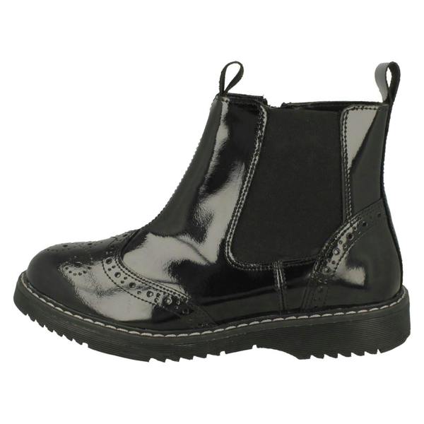 Start-rite Girls Angry Angels By Startrite Brogue Detailed Ankle Boots Revolution