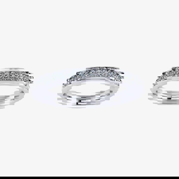 T. H. Baker Platinum 0.30ct Brilliant-Cut Diamond Half-Eternity Ring (M) HET3719A