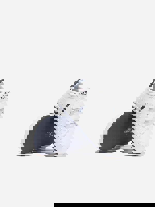 Ralph Lauren Kids Ralph Lauren Baby Boys Heritage Court II Trainers in White