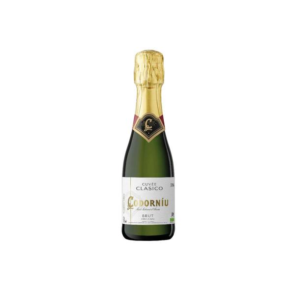 Codorníu Clásico Brut Organic Cava 12 x 20cl (Mini Bottles)
