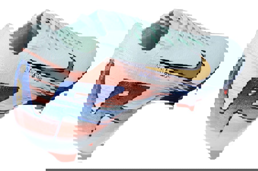 Nike Junior Zm Vapor 16 Pro Mds FG Football Boots Hm4983  300 - Barely Green Metallic Gold Coin 300 - Photo 2