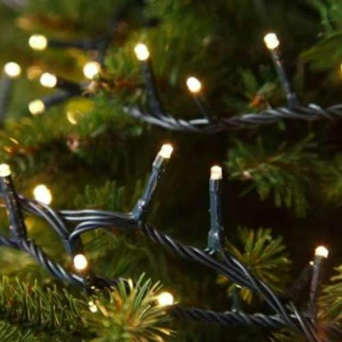 Warm White Compact Christmas String Lights with Green Cable, 8 Effects, Timer and Memory Function, 500 to 2000 LEDs image 7