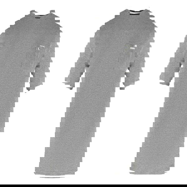 Aquascutum Mens Logo Chest Pocket T-Shirt - Light Grey - 