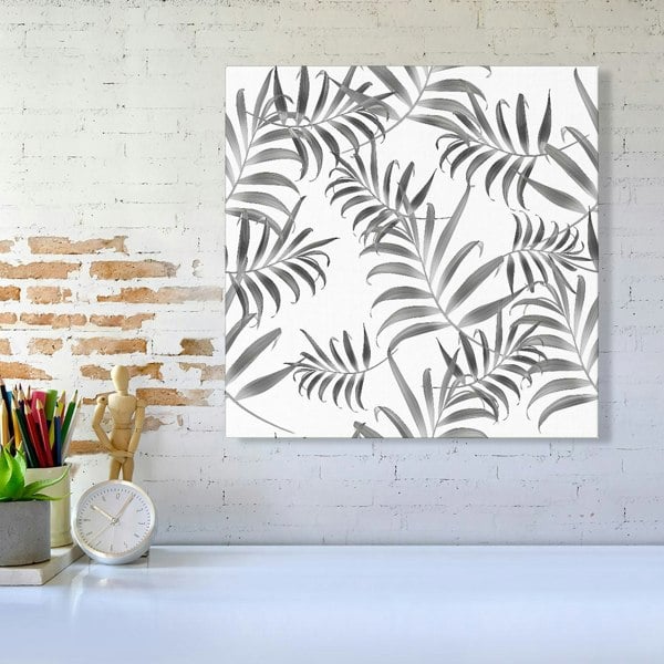 Warren Reed Hawaiian Style Palm Leaves Canvas