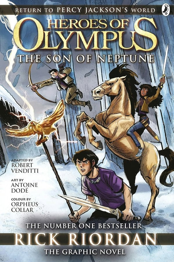 Heroes of Olympus Graphic Novels 3 Books Collection Set by Rick Riordan