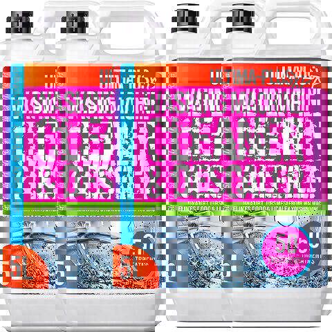 Ultima Plus XP Ultima-Plus XP Washing Machine Cleaner and Descaler Fluid Deeply Cleans, Removes Nasty Odours and Prevents Limescale (10 litres)