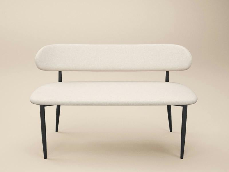 SOLACE+CO Cyra Upholstered Bench Beige