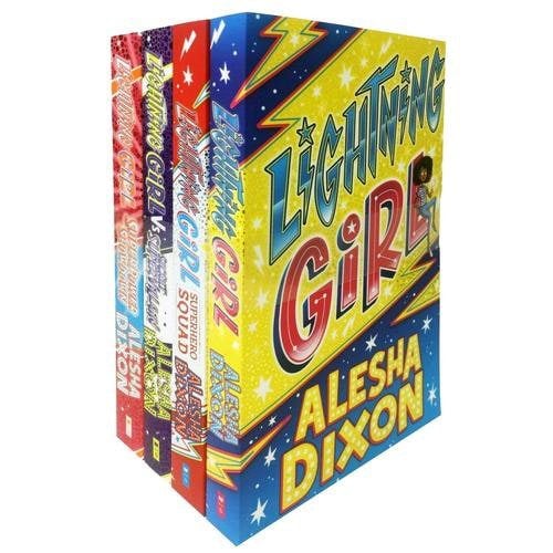 Alesha Dixon Lightning Girl 4 Books Collection Set - Lightning Girl Superhero Squad, Secret Supervillain, Superpower Showdown