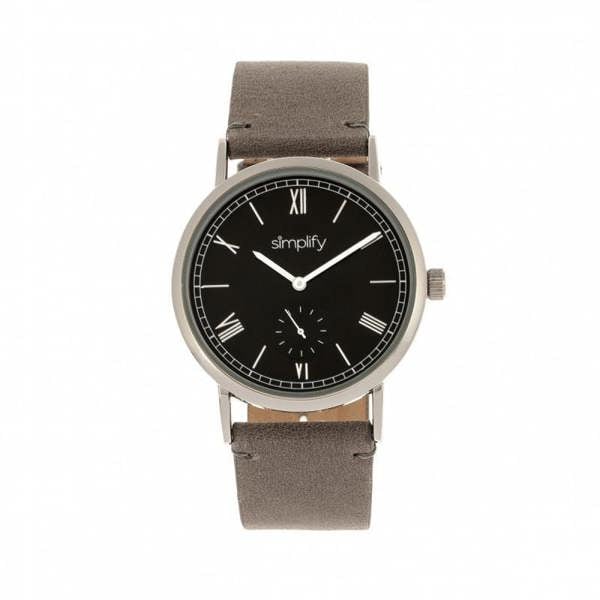 Simplify The 5100 Leather-Band Watch