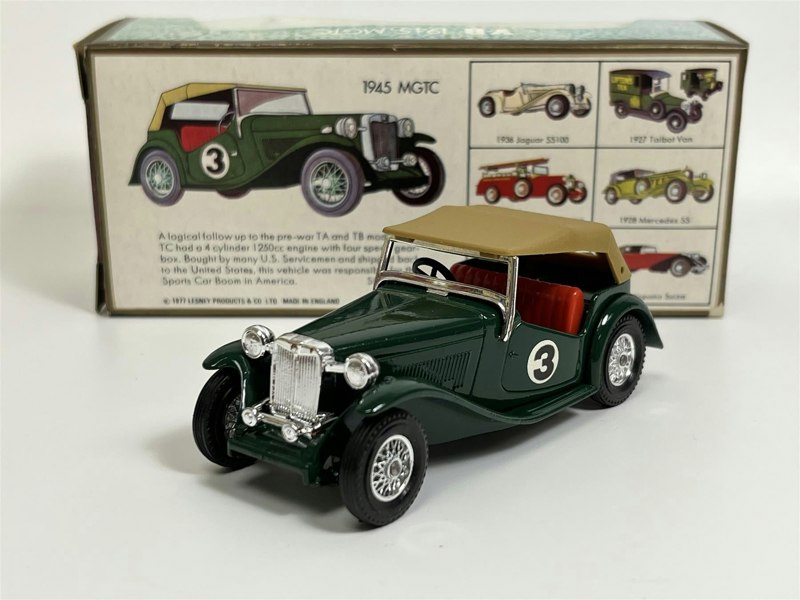 MCSlots MGTC 1945 Green Models Of Yesteryear Matchbox Y8D S4