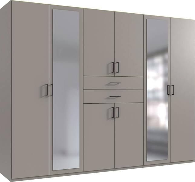 TJ's Furniture Dillingen 6 Door Wardrobe Grey