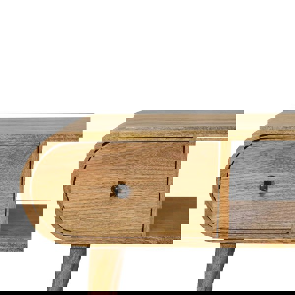 Artisan Furniture Oak-ish Circular TV Unit