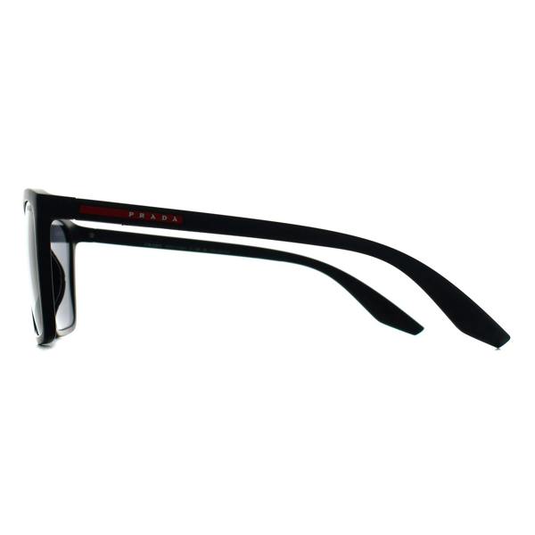 Prada Sport Sunglasses PSB08S 1BO02G Matte Black Dark Grey Polarized