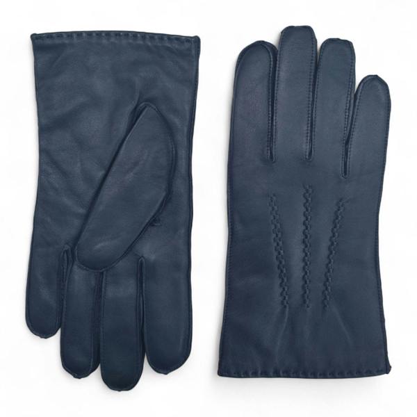 Infinity Leather Men’s Italian Leather Warm Wool Lining Winter Stich Design Gloves - M-LGV-205