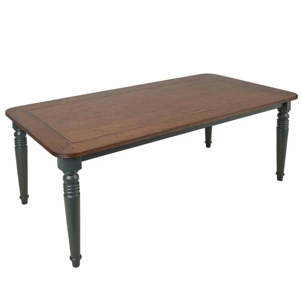 Statement Furniture Queensbury Large Dining Table with Oak Top