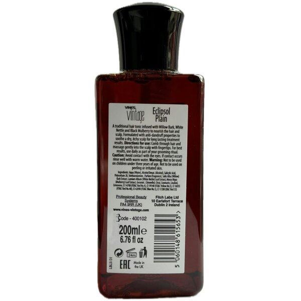 Vines Vintage Eclipsol Plain 200ml Hair Tonic
