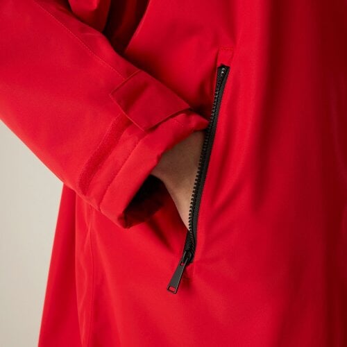 Regatta Unisex Adult Changing Robe - Classic Red/Black