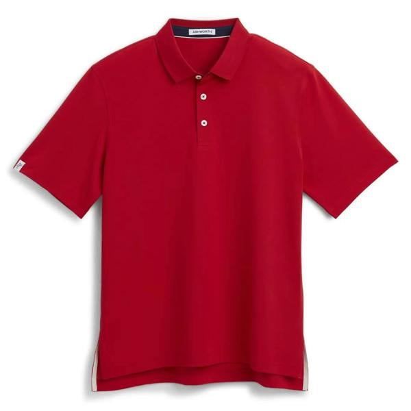 Pebble Tech Pique Polo AM1881 Core Red