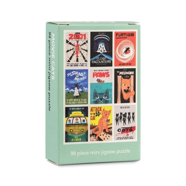 Happily Puzzles Movie Cats - 99 Piece Mini Jigsaw Puzzle