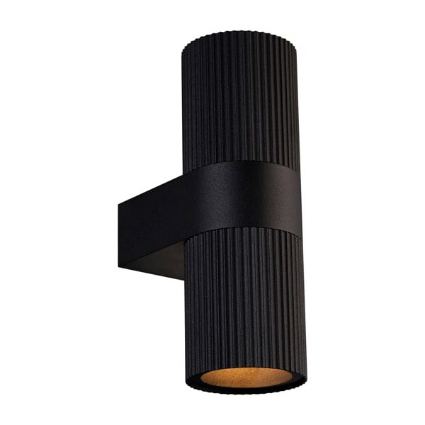Nordlux Kyklop Ripple | Wall light | Black