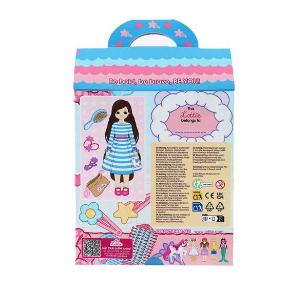 Lottie Doll Long Hair Doll - Mini Brush & Hairband Accessories Included
