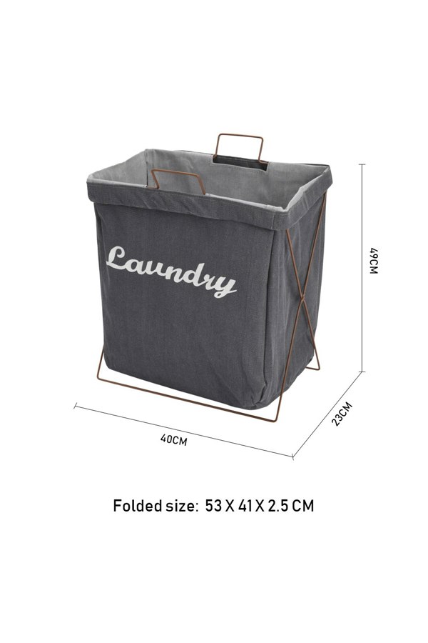 Living and Home Waterproof Foldable Laundry Storage Basket