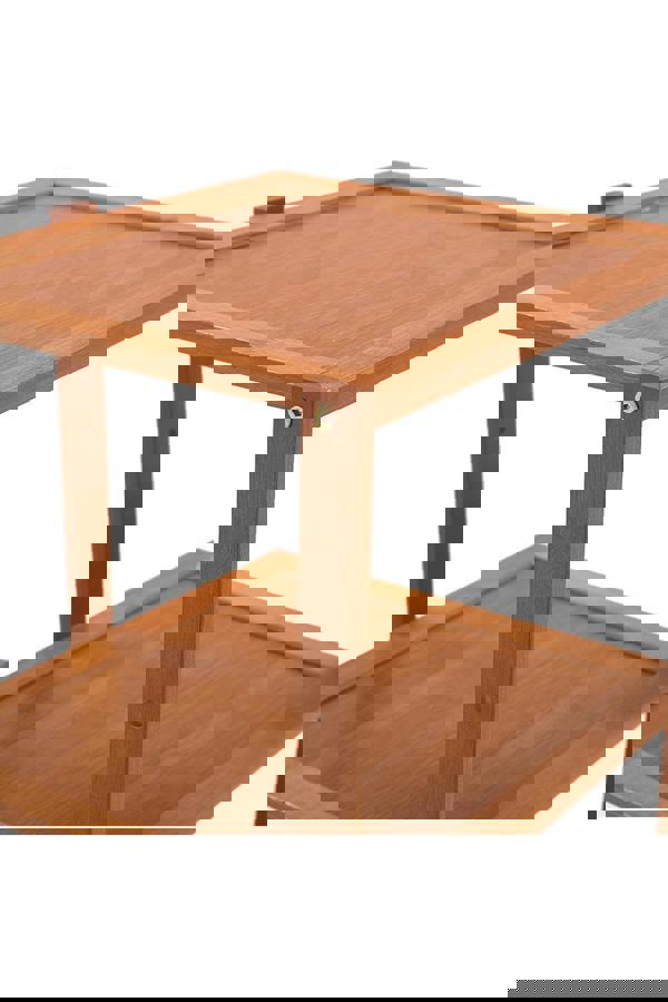 Living and Home 7 Tiers Bamboo Shoe Rack Entryway Hallway Shoe Storage Shelf - Brown