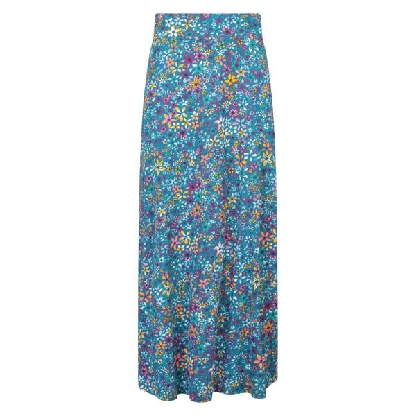 Mountain Warehouse Women's Shore Floral Jersey Maxi Skirt - Dark Teal