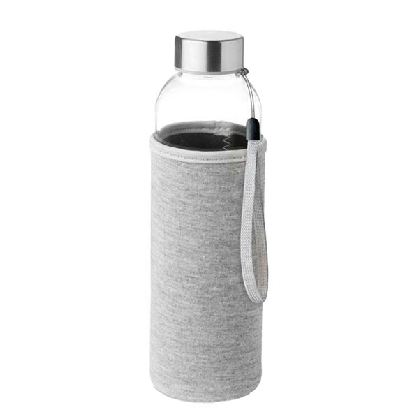 MidOcean Utah Glass 500ml Water Bottle - Grey - 