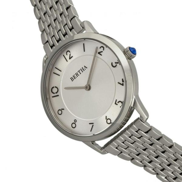 Bertha Abby Swiss Bracelet Watch - Silver - BTHBR6801