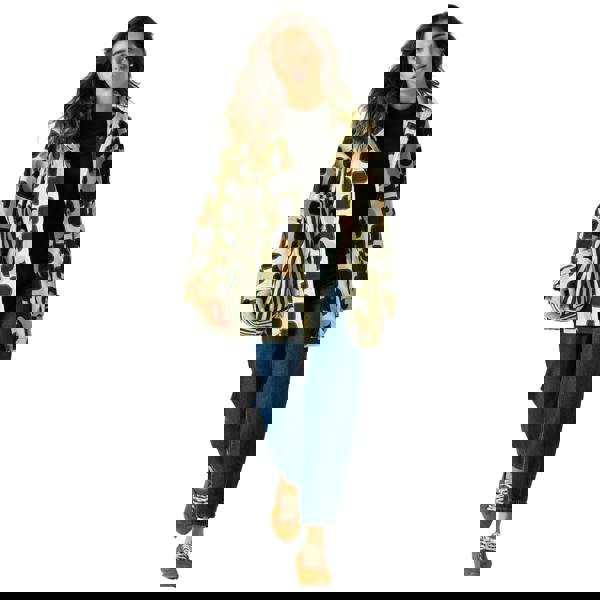 Regatta Womens/Ladies Orla Kiely Giant Square Flower Mid Length Waterproof Jacket - Monochrome - 