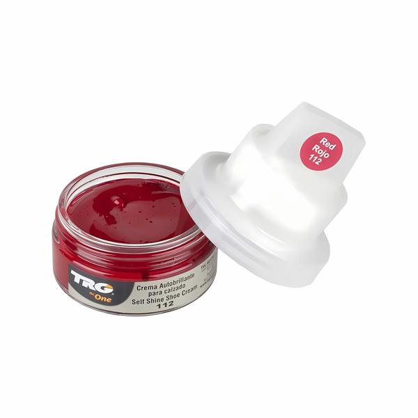 TRG Self Shine Renovating Shoe Cream With Sponge for Instant Shine 50ml