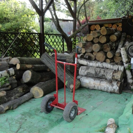 LiftMate Heavy Duty Sack Truck for Rough Terrain, Hand Trolley with Extra Large Plate & Pneumatic Wheels, 400kg Capacity