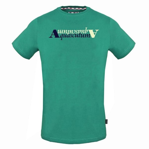 Aquascutum Reflection Logo T-Shirt - Green