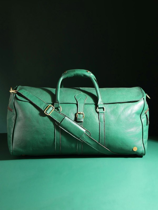 Dötch Club Jane Leather Duffle Bag - Teal