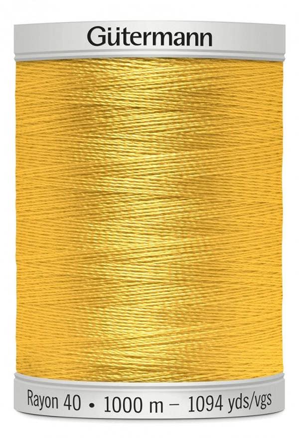 Gutermann No 40 Sulky Rayon Embroidery Thread 1000m Rayon Thread Suitable For Embroidery