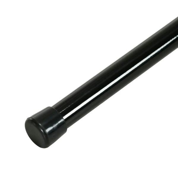 Black net support pole with glossy finish